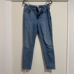 Madewell Blue Skinny Jeans